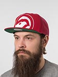 Бейсболка MITCHELL NESS арт. HS10046-AHARED1 Atlanta Hawks NBA (красный)